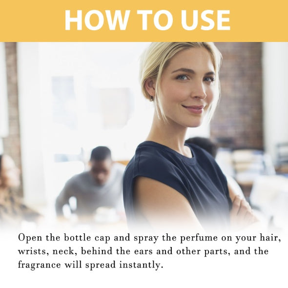 Roxel's Women's Charming Perfume Fresh Natural light - How to use the perfume for best results.