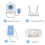 1080P WiFi Wireless Indoor Home Security Camera Night Vision Baby Pet Monitor