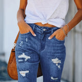 Women's Fashion Personality Plus Size Jeans