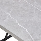 Modern Dining Table, 55 Inch Kitchen Table For 4 People, Rectangular Dinner Table For Dining Room, Home Office, Living Room Furniture, Easy Assembly,