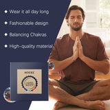 Hoexe Colorful Volcanic Stone Bracelet Jewelry Bead Bracelet Colorful Volcanic Stone Bracelet Adjustable Woven Beading