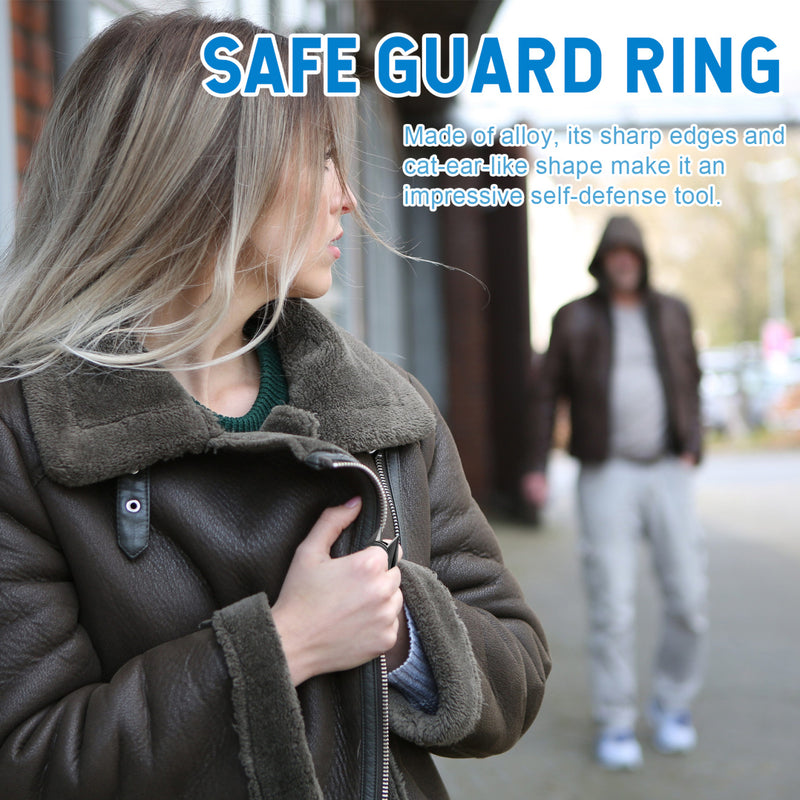 Jue-Fish Cat Ear Rings Pair Rings For Men And Women Decorate Fashionable Outfits With Jewelry Rings