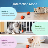 2025 Smart Interactive Cat Ball,Type-C Rechargeable Interactive Cats Toy,Automatic Cat Teaser Toy,Pet Supplies,New Year Gift