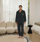 Conjunto de pijama de terciopelo para hombre 