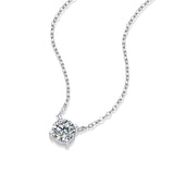My Heart Will Last Forever - Affordable Diamond Jewelry Necklace Pendant Set With 1-carat And 2-carat Moissan Diamonds, S925 Sterling Silver And Platinum Plating. Fashionable And Trendy Jewelry
