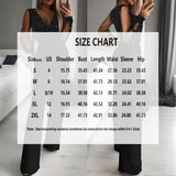 Women's Sexy Solid Color Deep V-Neck Tulle & Sequin Straight Leg Jumpsuit With Pockets For Spring&Summer Wear