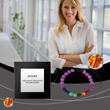 Hoexe Amethyst Bracelet Turquoise Simple And Versatile Fashion Personality Rose Amethyst Bracelet For Men And Women Couples