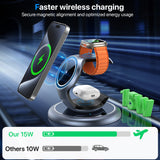 3-in-1 Magsafe Charger Wireless Charging Station For Multiple Devices