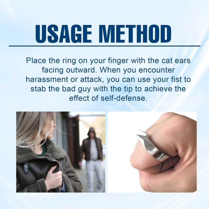 Jue-Fish Cat Ear Rings Pair Rings For Men And Women Decorate Fashionable Outfits With Jewelry Rings