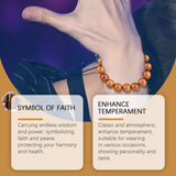 Hoexe Rosewood Buddha Bead Bracelet Daily Simple Fashion Design Bracelet Personalized Versatile Beaded Bracelet