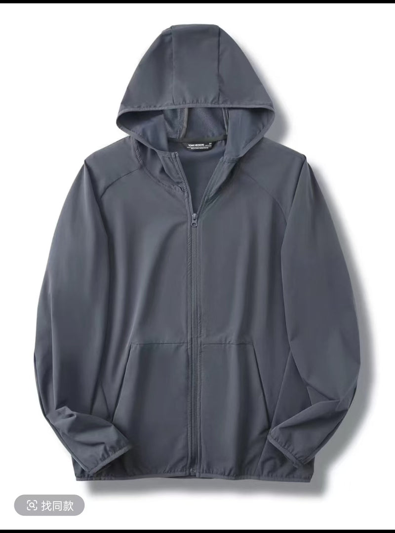 Chaqueta softshell ligera unisex, transpirable, impermeable, de secado rápido, fina, elástica en 4 direcciones, para hombre y mujer. 