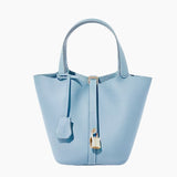 Basket Bag Palm Purple Blue Powder Yellow Ash Black White