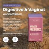 Probióticos vaginales para mujeres, pastillas para equilibrar el pH, prebióticos para la salud intestinal femenina, cápsulas de 60 mil millones de UFC, apoyo para el tracto urinario digestivo.