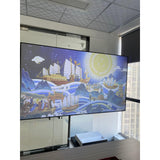 Hot Sale Pet Crystal Ultra Short Throw  Inch Anti-light Ambient Light Projection Rear Projection Screen
