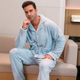 Conjunto de pijama de terciopelo para hombre 