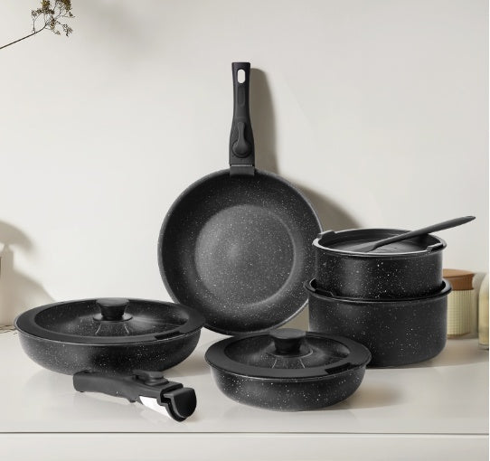 12 POTS And Pans Set, Non-stick Kitchen Cookware Set