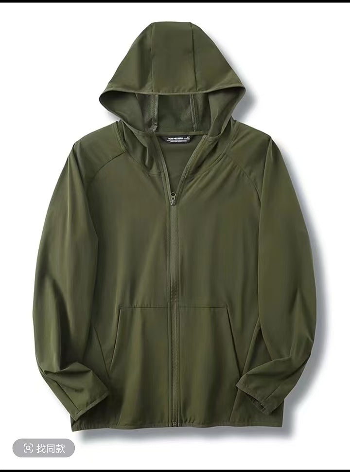 Chaqueta softshell ligera unisex, transpirable, impermeable, de secado rápido, fina, elástica en 4 direcciones, para hombre y mujer. 