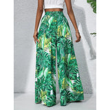 Palazzo Pants For Women Casual High Waist Printed Wide Leg Pant Trendy Boho Trousers Fashion Beach Outfits