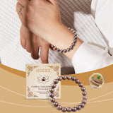 Hoexe Golden Silk Sandalwood Bead Bracelet Is A Simple And Fashionable Decoration For Daily Wear On The Hand