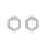 Empowering The Future - Fashionable, Trendy And Affordable Jewelry With Moissanite S925 Sterling Silver And Platinum-plated Stud Earrings