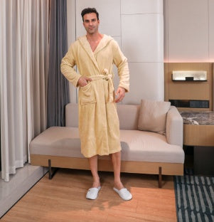 Men's Fibre Velvet Gown Set