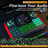 Tenlamp G9-BM800 Sound Card Set, The Best Choice For Freelance Creators, For Live Streaming, Singing, And Video Producers