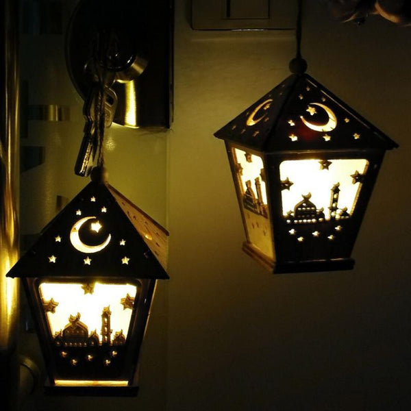 House pendant with LED lights