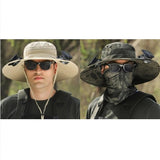 2025 - 2 piezas de gorro de pesca solar para exteriores con ventilador - Gorro de protección solar con ventilador y ventilador solar de doble potencia para exteriores 