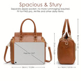 Women's Multifunctional Leather Shoulder Bag Handbag