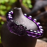 Purple Wealth Summons Feng Shui Bracelet - Attracts Prosperity, Brings Good Luck, Protects Wealth And Promotes Spiritual Growth