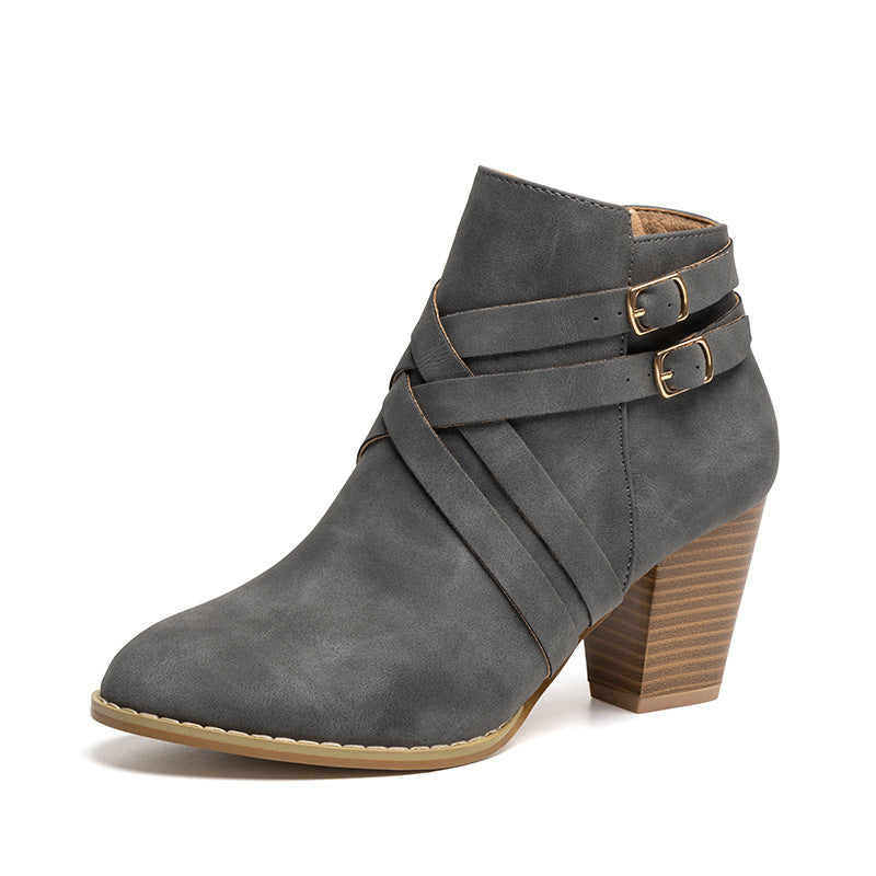 In Stock Short Boots Plus Size Height Increasing