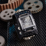 Factory Punk Scorpion Ghost Head Watch Bracelet Belt