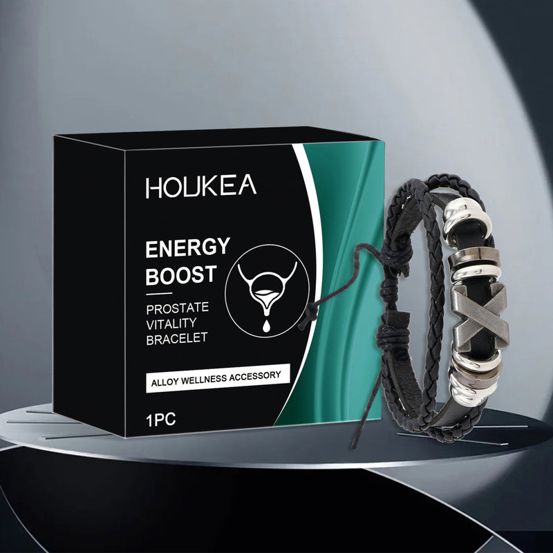 Houkea Men's Care Bracelet Gentle Care For Men's Body, Comfortable, Lightweight, Portable And Stylish Care Bracelet