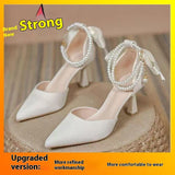 Fairy Style Bow Graceful And Fashionable High Heels
