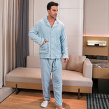 Conjunto de pijama de terciopelo para hombre 