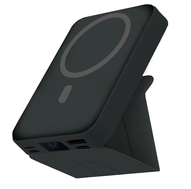 Power Bank Magnetic Portable Wireless FastCharger 10000mAh Type - C Cable LEDDisplay 22.5W PD Fast Charging LightingMag-Safe Battery Pack For IPhone15 14 13 12 Mini Pro Pro Max Devices Digital