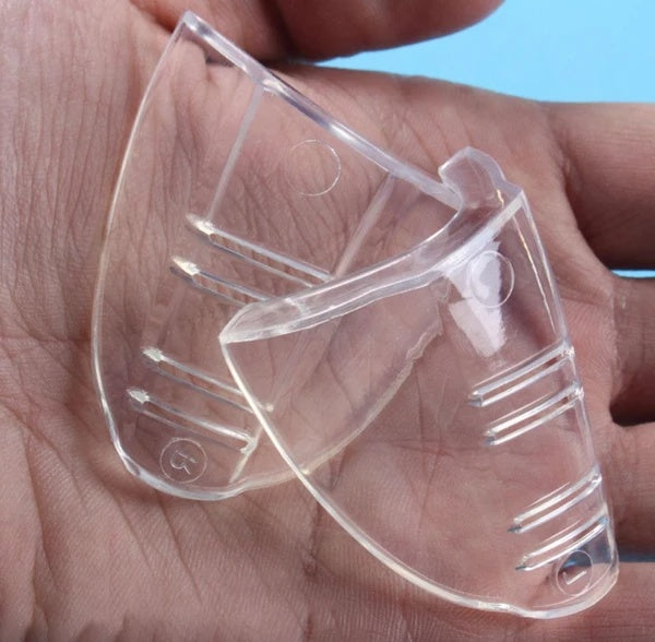 2 Pairs Side  For Eye Glasses Slip On Safety Glasses Shield Universal US