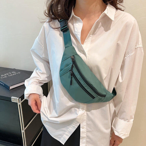 Sport Casual Shoulder Multi-layer Mobile Phone Waist Bag