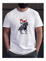 Explore The Cutting Edge Of Fashion All On Popular Online Shopping Platforms Where Unique Knightpatterned Tshirts Await Your Discovery
