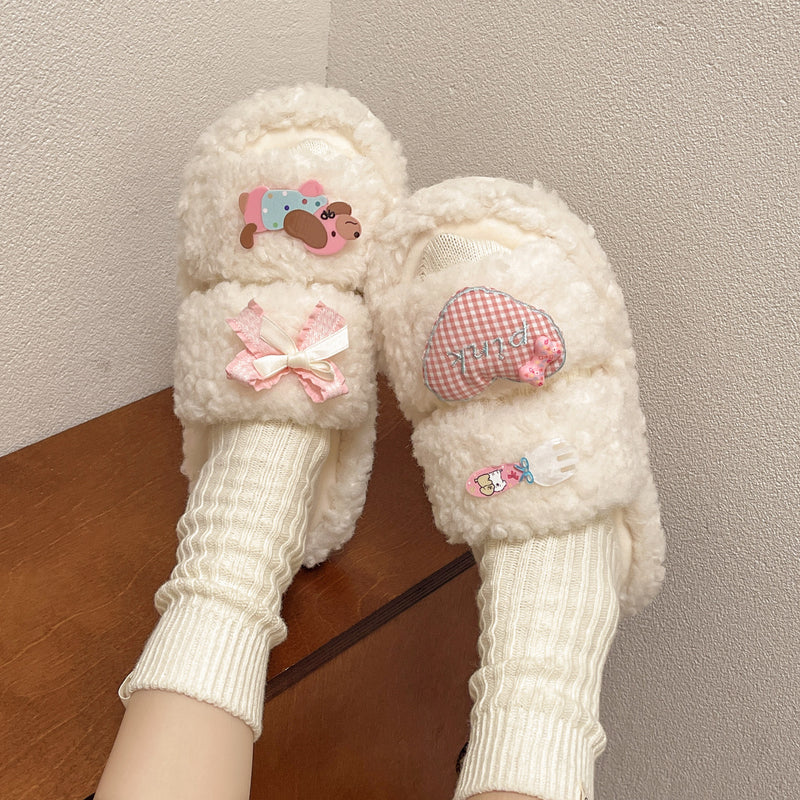 Women's Personalized Cartoon Flip-flops