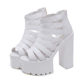 Stage Shoes Nightclub Platform High Heel Platform Shoes Chunky Heel Women's Sandals