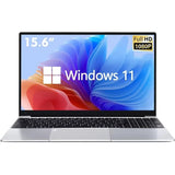 15.6" Windows 11 Pro Laptops Intel Celeron N4000 16GB RAM 1TB SSD Laptops Office Computer PC Fingerprint Unlock Notebook