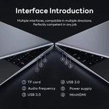 15.6" Windows 11 Pro Laptops Intel Celeron N4000 16GB RAM 1TB SSD Laptops Office Computer PC Fingerprint Unlock Notebook