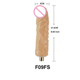 Fredorch Sex Machine Accessories 3XLR Connector Big Dildo Skin Color Dildo Vibrating Dildo Bendable Dildo Heated Dildo Vagina