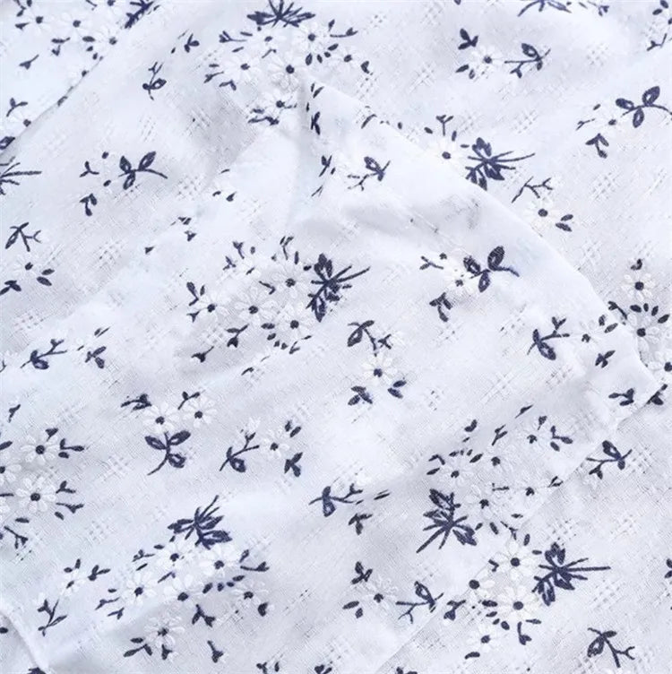 5XL -S  Large Size Blouse Tunic Women Beach Cover Up 2025 Woman Shirts Summer Dress Flower Print Swim Cover-up Tops Beachwear