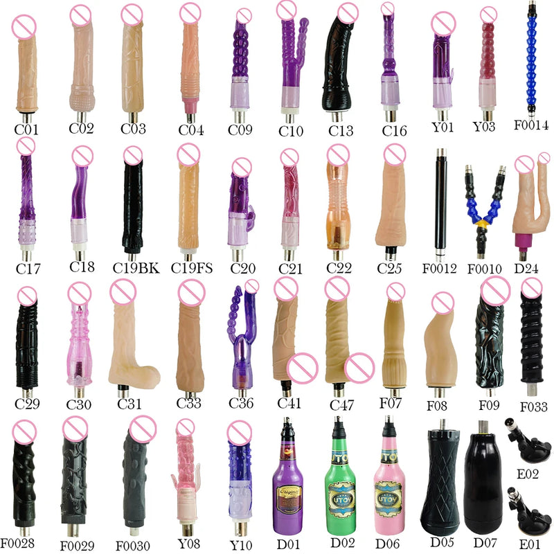 Fredorch Sex Machine Accessories 3XLR Connector Big Dildo Skin Color Dildo Vibrating Dildo Bendable Dildo Heated Dildo Vagina