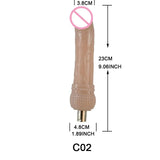 Fredorch Sex Machine Accessories 3XLR Connector Big Dildo Skin Color Dildo Vibrating Dildo Bendable Dildo Heated Dildo Vagina