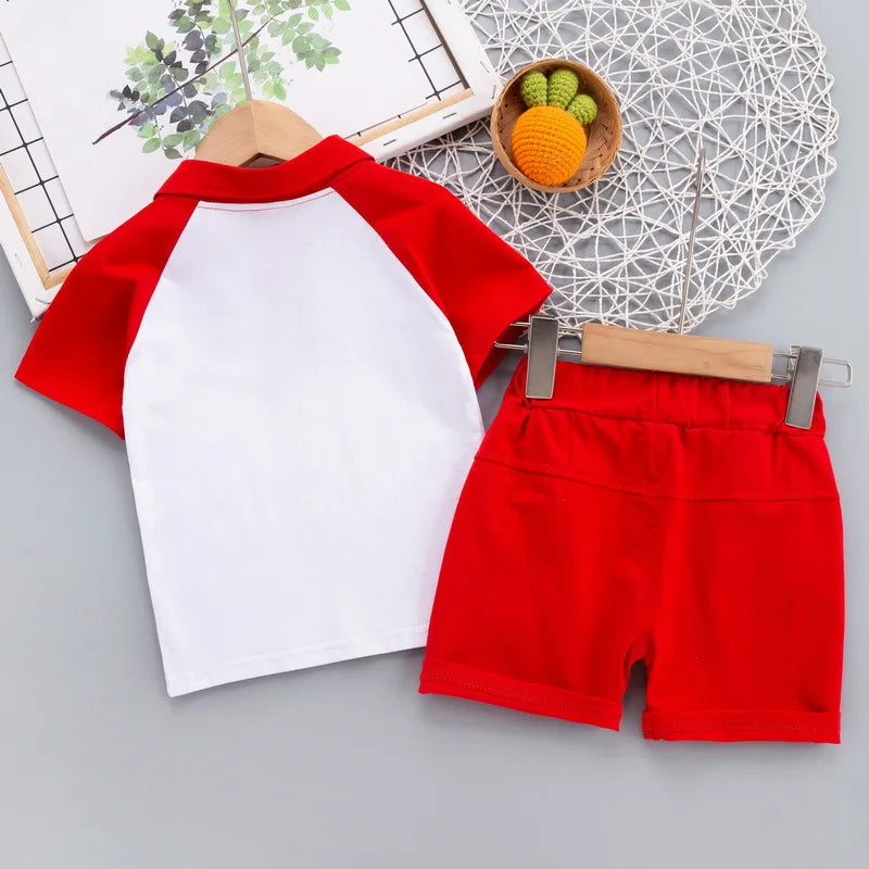 Baby Boys Cotton Clothing Sets Kids Cute Cartoon Winnie The Pooh Summer Suits T-Shirt Shorts Clothes Children 0 1 2 3 4 Years