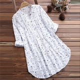 5XL -S  Large Size Blouse Tunic Women Beach Cover Up 2025 Woman Shirts Summer Dress Flower Print Swim Cover-up Tops Beachwear