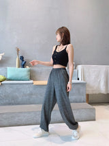 2XL-7XL брюки женские New Plus Fat Large Size Home Wear Wide Leg Sleep Trousers Spring Autumn Cotton Pants Female Pijama Mujer